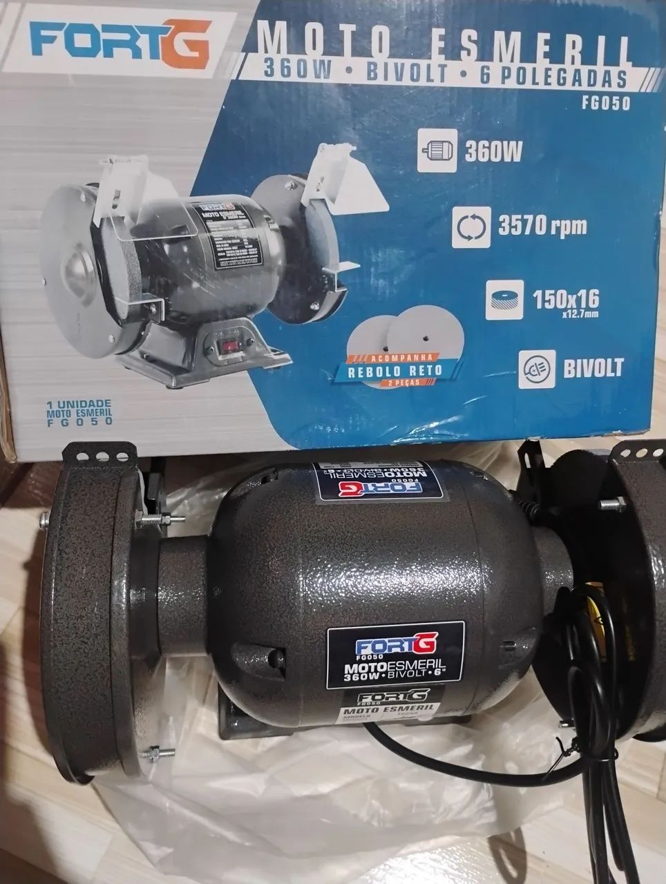 Esmeril FortG 360w - Foto 5