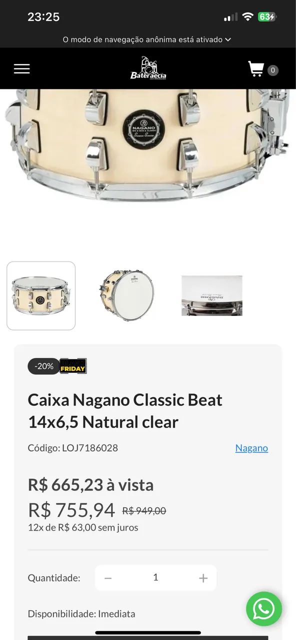 Caixa Nagano 14x6,5 - Foto 2