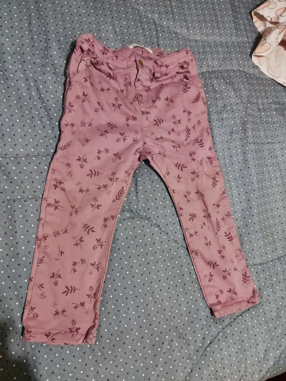 Calça infantil estampada tam 2/3