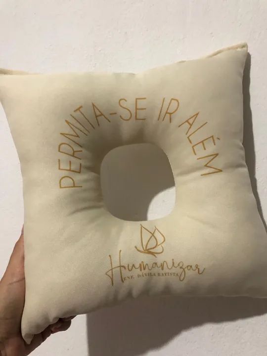 Almofada travesseiro com espaço central personalizada p10