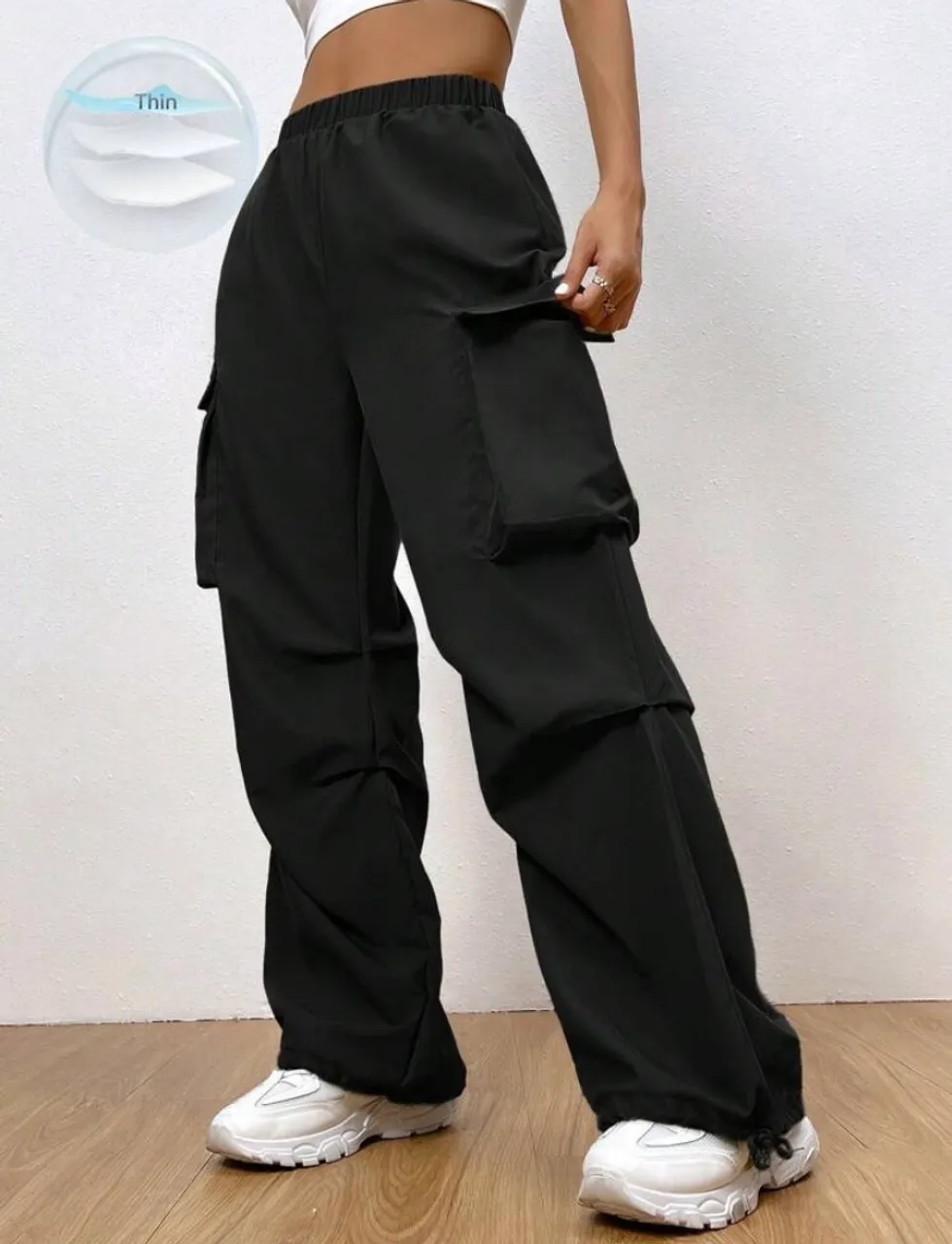 Calça Cargo Preta Shein 34/36 - Nunca Usada