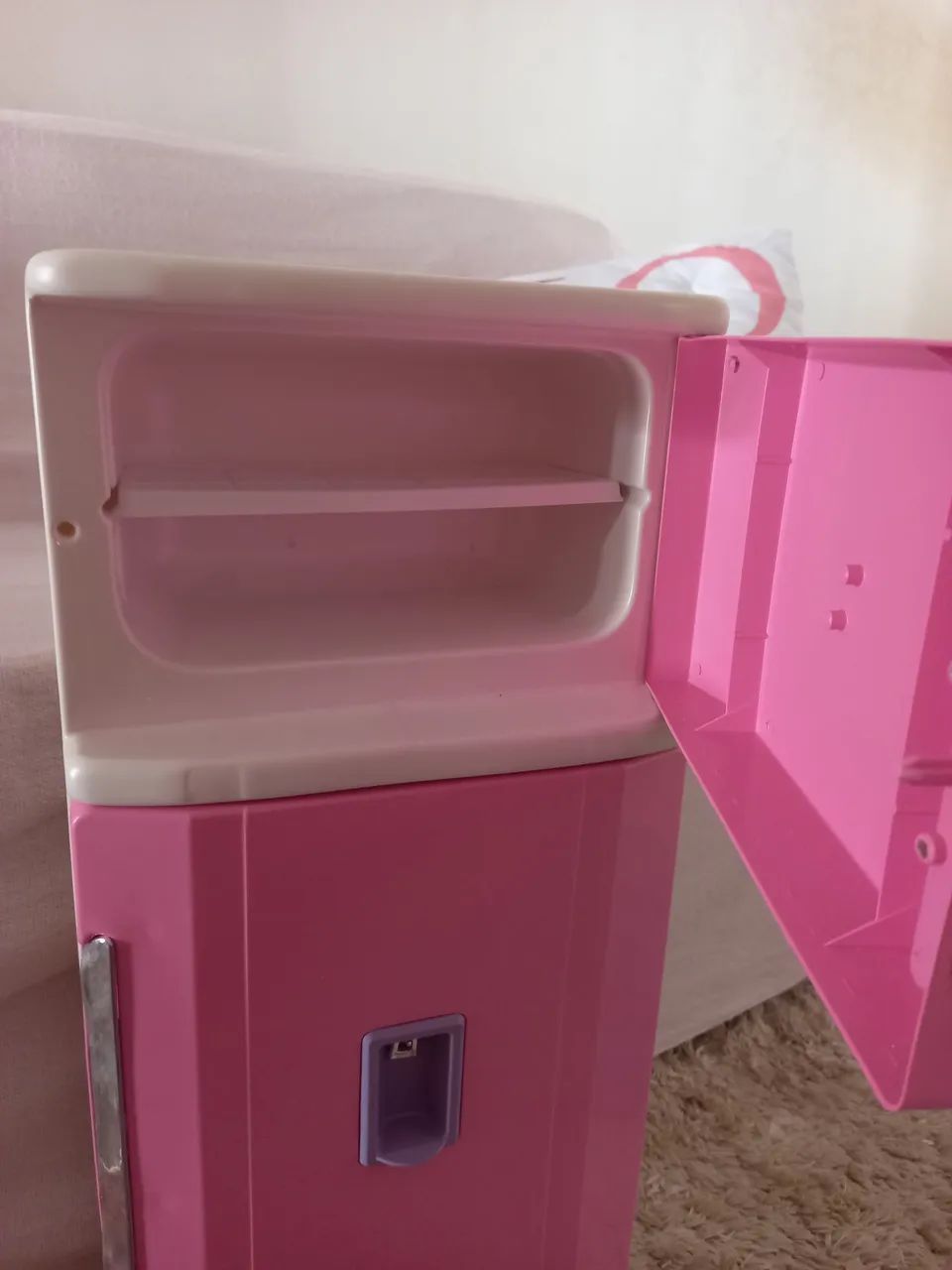 Geladeira de Brinquedo Rosa - Diversão na Cozinha! - Foto 2