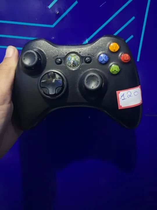 Controle Xbox 360 Preto - Usado64297911036418120