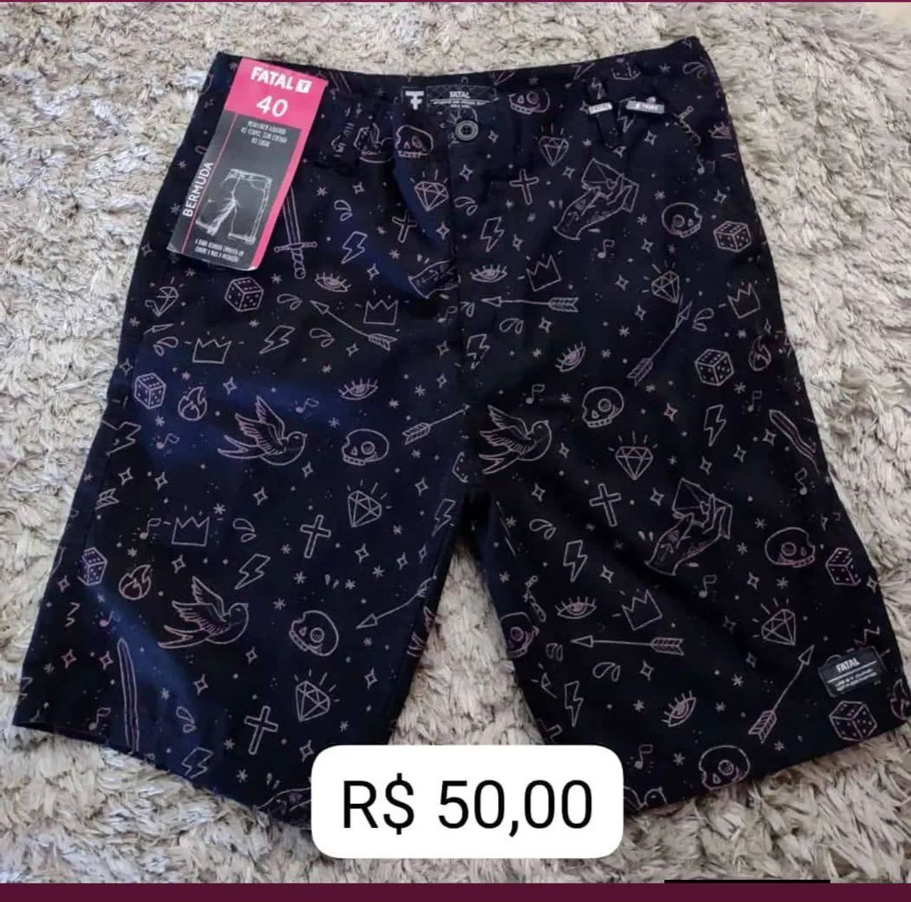 Bermuda masculina n° 40