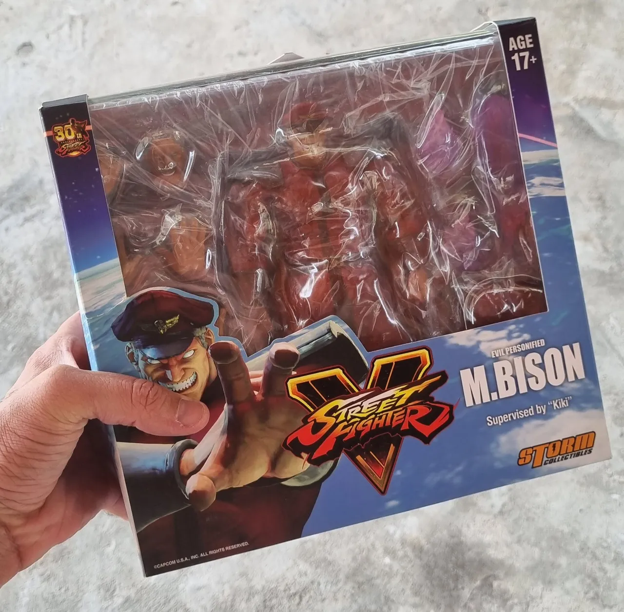 Boneco Street Fighter - M. Bison - Storm Collectibles