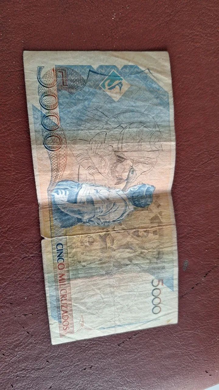 Cédula 5000 Cruzados - Banco Central do Brasil - Foto 2