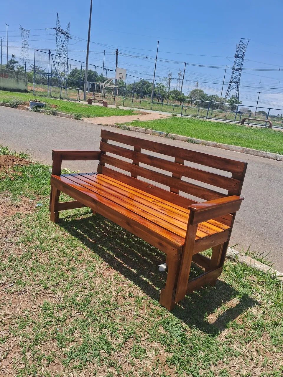 Lindo conjunto de bancos em pallet  - Foto 5