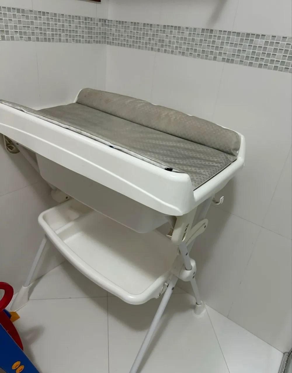 Banheira com trocador 