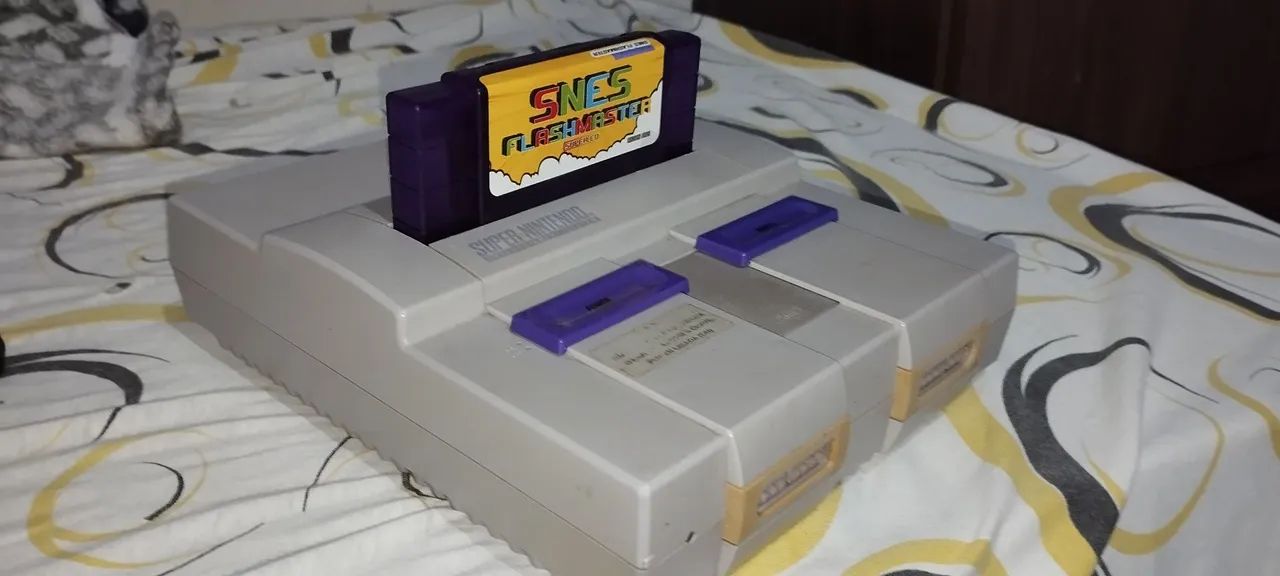 Super Nintendo SNES com Flash Master everdrive de jogos  - Foto 2