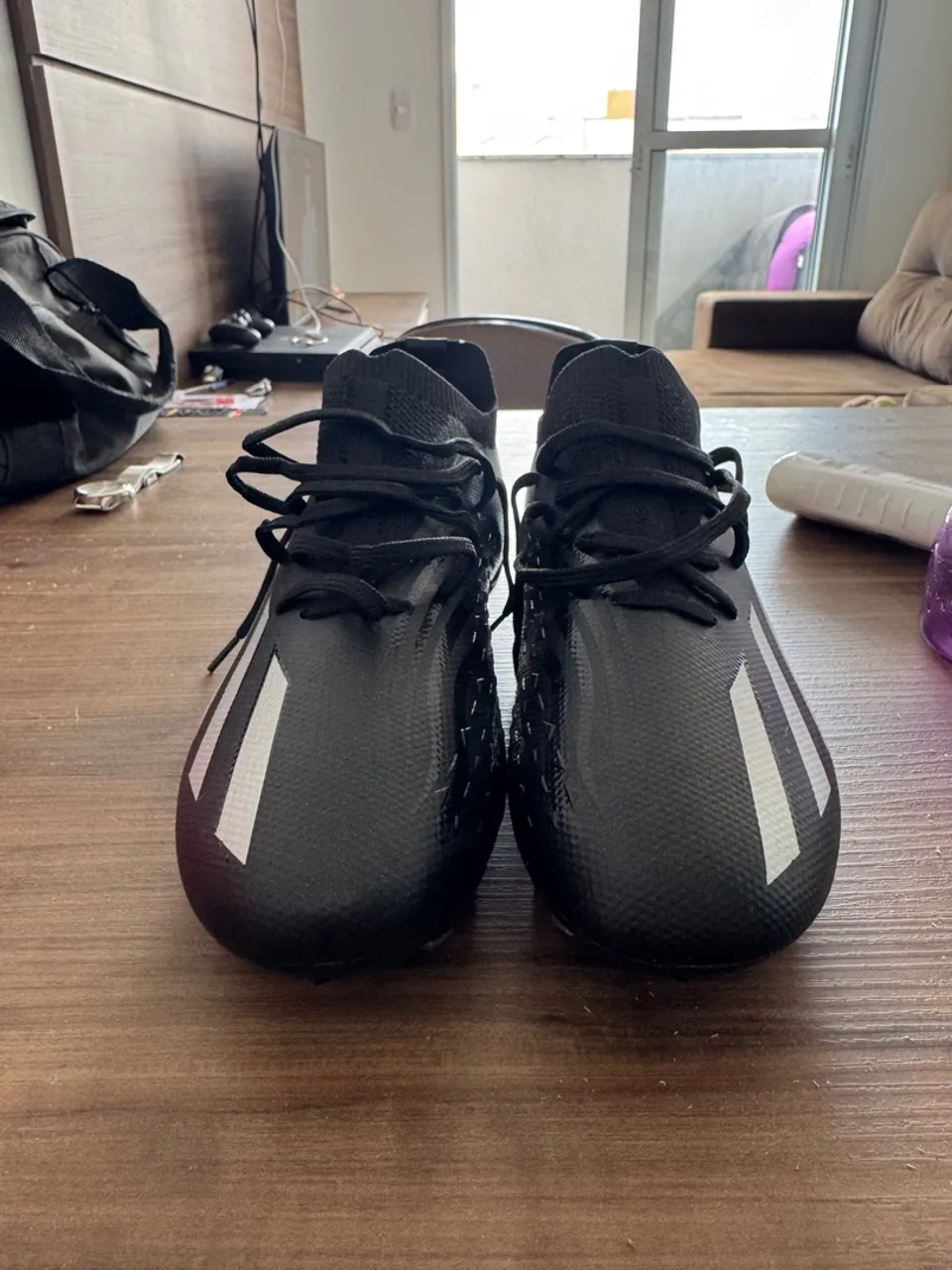 Chuteiras Adidas Predator 20.3 - Tamanho 40 - Preta