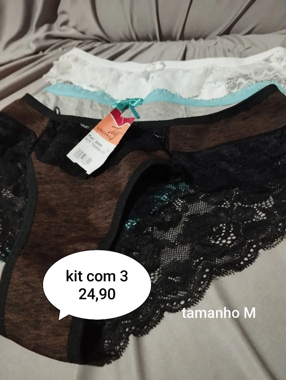 Lingeries cuecas infantil e adulto