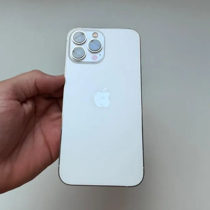 iPhone 13 Pro Max 128GB 白 Apple iPhone 13 Pro Max 128GB Prateado - Tela 6,7” 12MP iOS