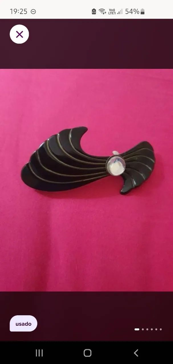 Presilha de cabelo vintage