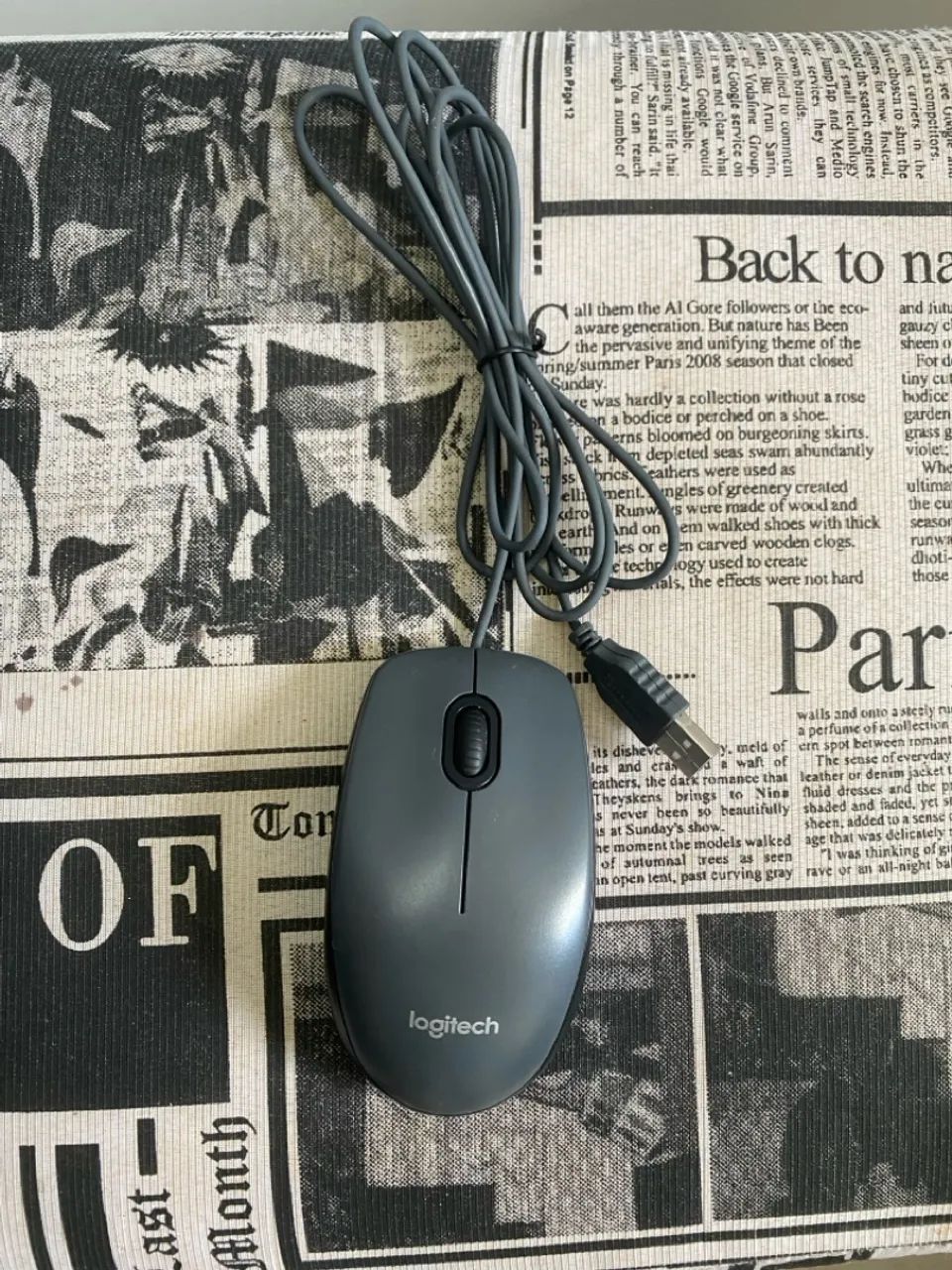 Mouse Logitech com fio - Foto 3