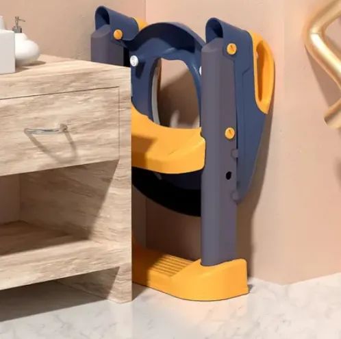 Assento Redutor Com Escada Troninho Infantil Desfralde Bêbe z1071 - Foto 5