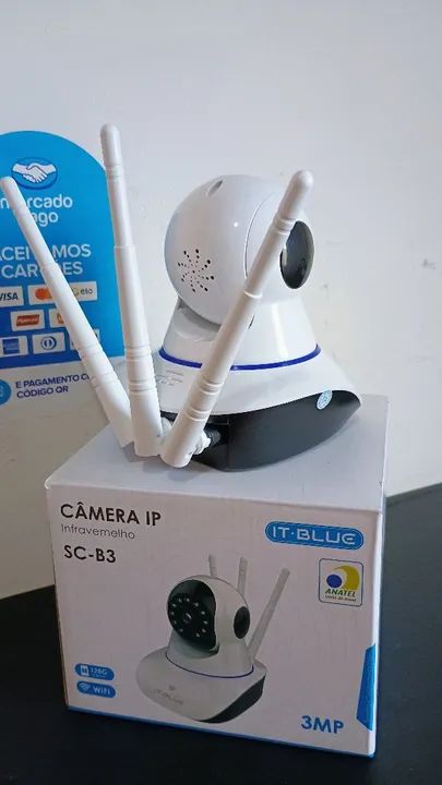 Câmera IP Wi-Fi com monitoramento pelo celular/ SUPER PROMOÇÃO  - Foto 2