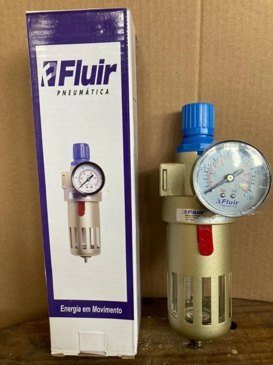 Regulador De Ar Pressão Para Compressor 1/2 - Foto 2