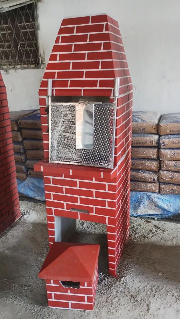 Churrasqueira de tijolinho