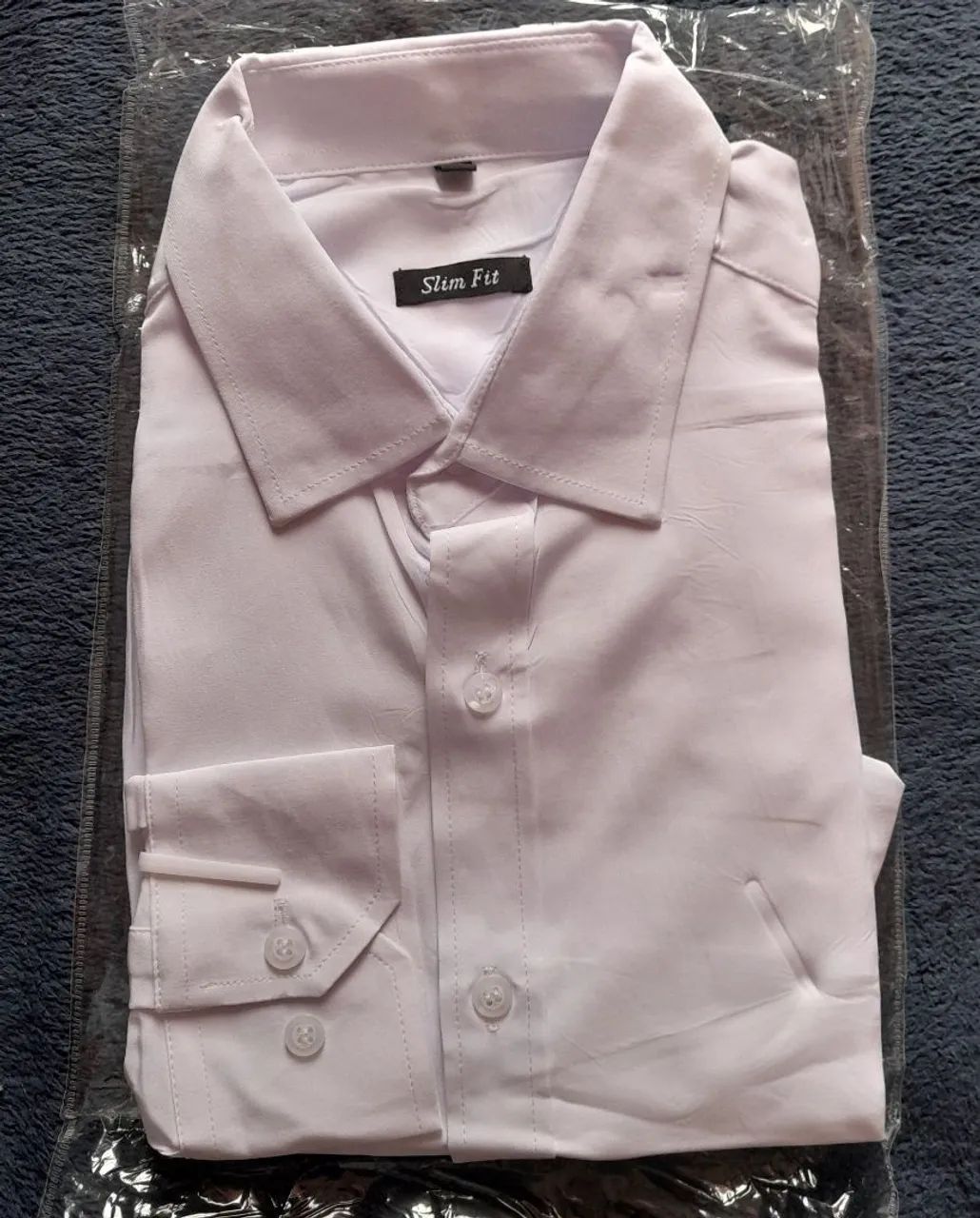 Camisa Social Branca Manga Longa  - Foto 2