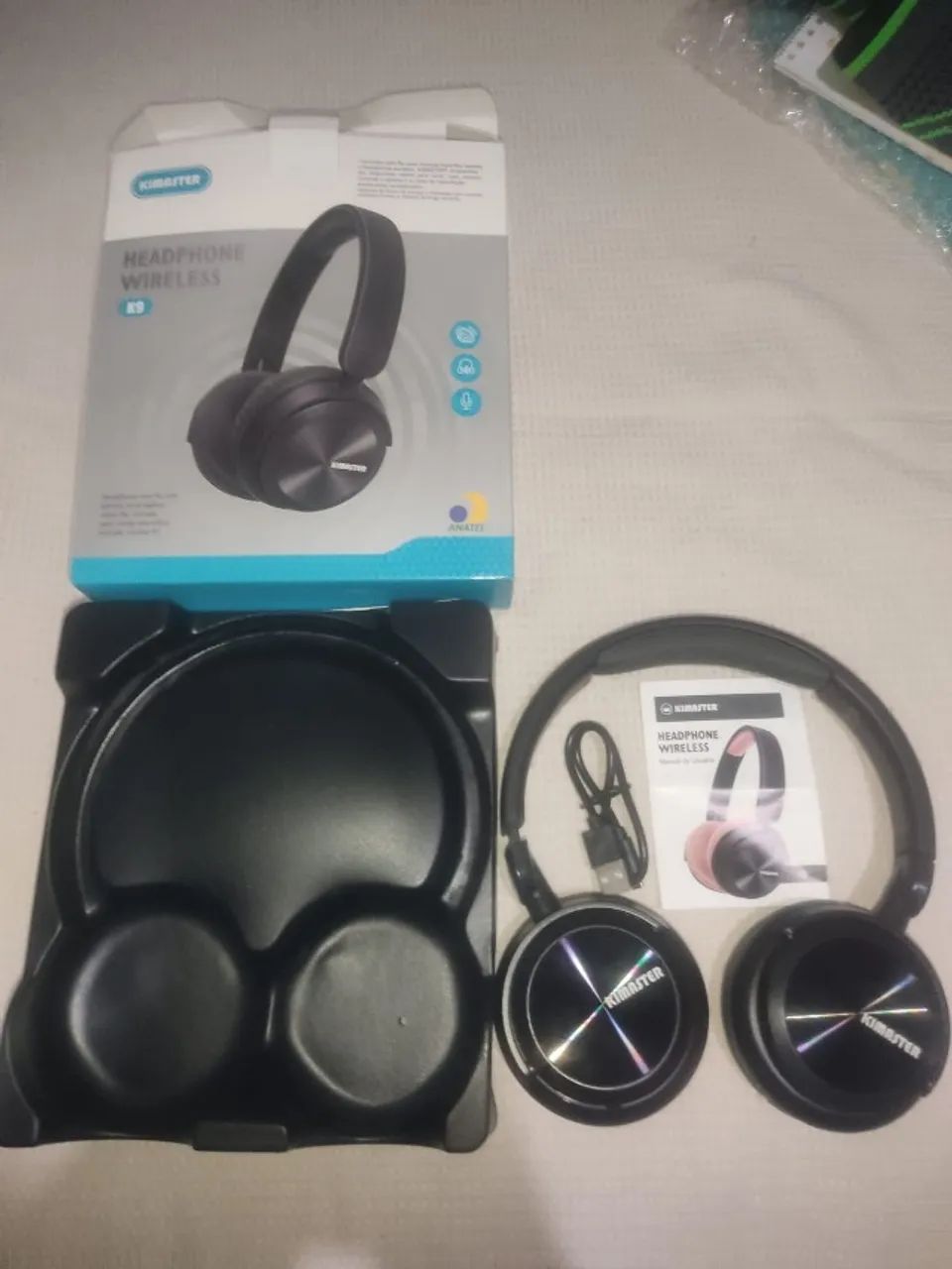 Headphone Wireless K9 (Kimaster) - Foto 4