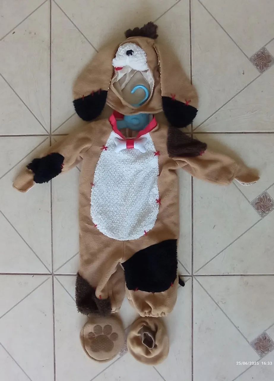 Fantasia de Cachorro para Bebê - Foto 3