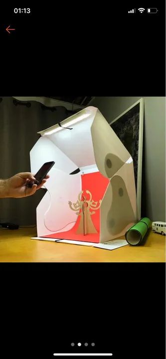 Mini estúdio fotográfico portátil para produtos - Foto 3