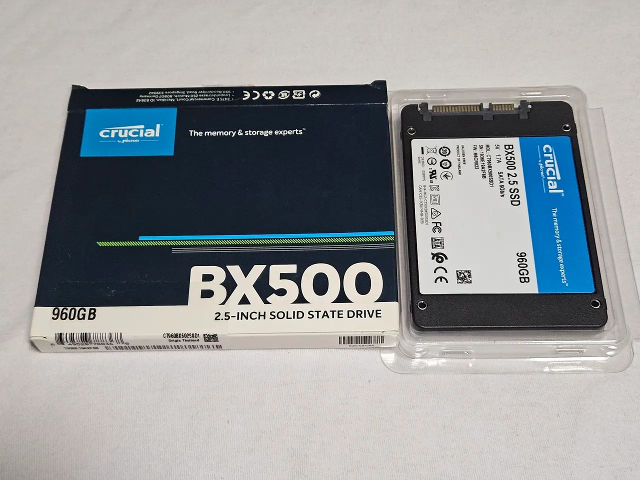 SSD Crucial 960GB SATA BX500