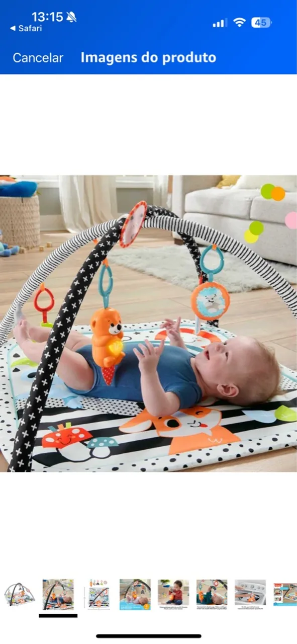 Tapete de Atividades para Bebês Fisher Price