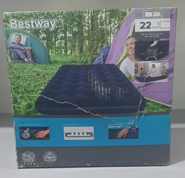 Colchao inflável casal sem uso,  marca Bestway