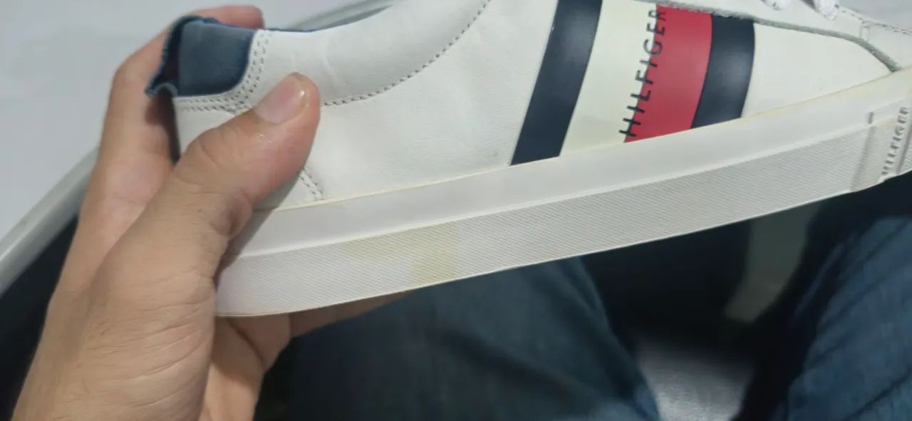 Tênis Tommy Hilfiger Dino Branco - Foto 5