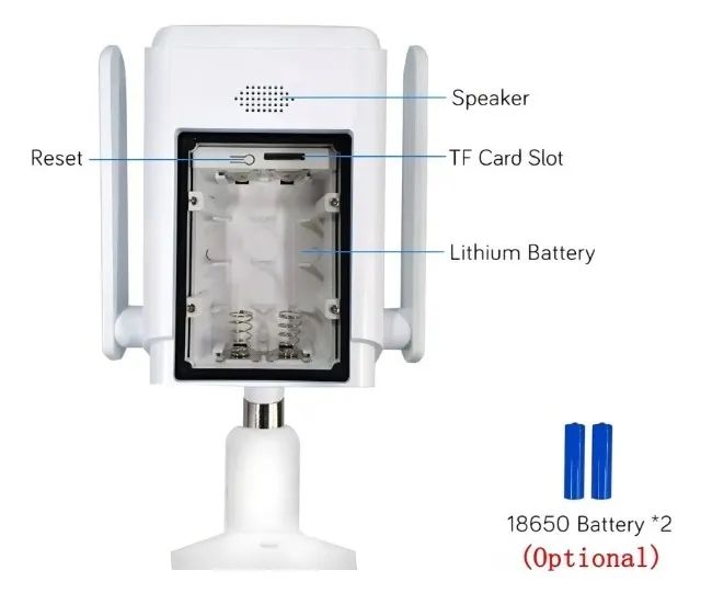 Câmera Ip Wifi Bullet Segurança Ip66 Energia Solar Full Hd - Foto 3