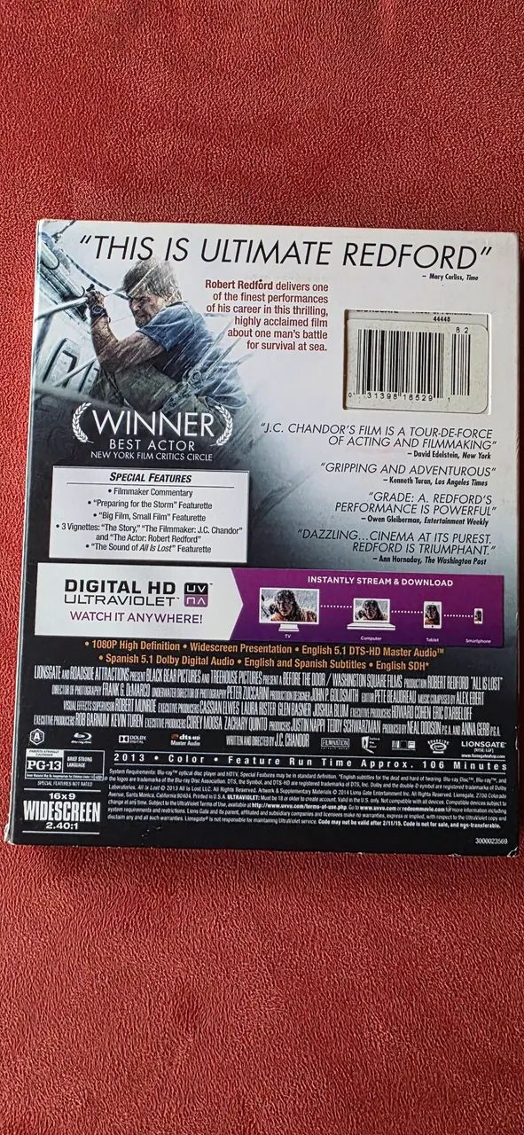 All is Lost - Bluray americano - Foto 2