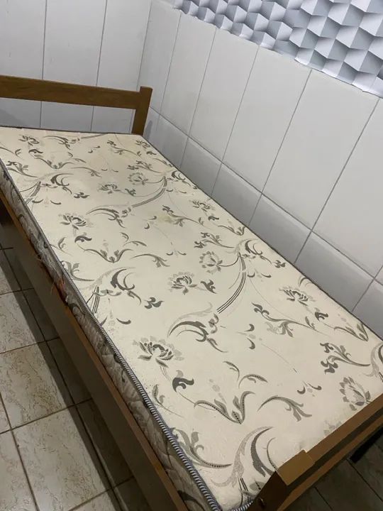 Cama de solteiro com colchão D20 - Foto 2