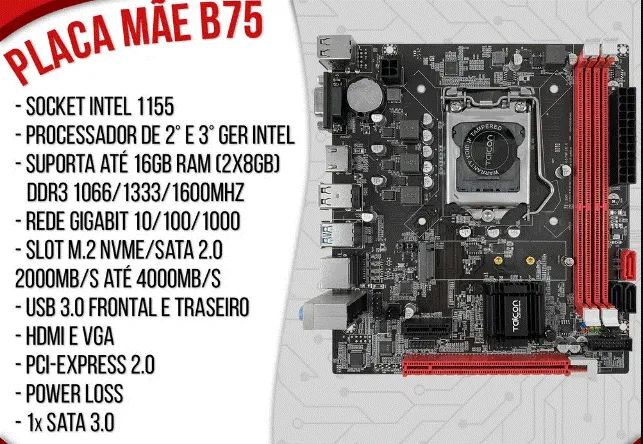 Placa mae Keepdate h61 - Foto 2