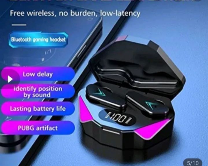 Fone de Ouvido Gamer Sem Fio com Design Moderno - Foto 4