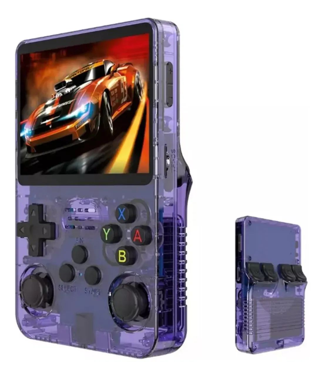 Console Portátil R36S Retro Video Game + Cartão de 64GB com 15 Mil Jogos - Foto 3