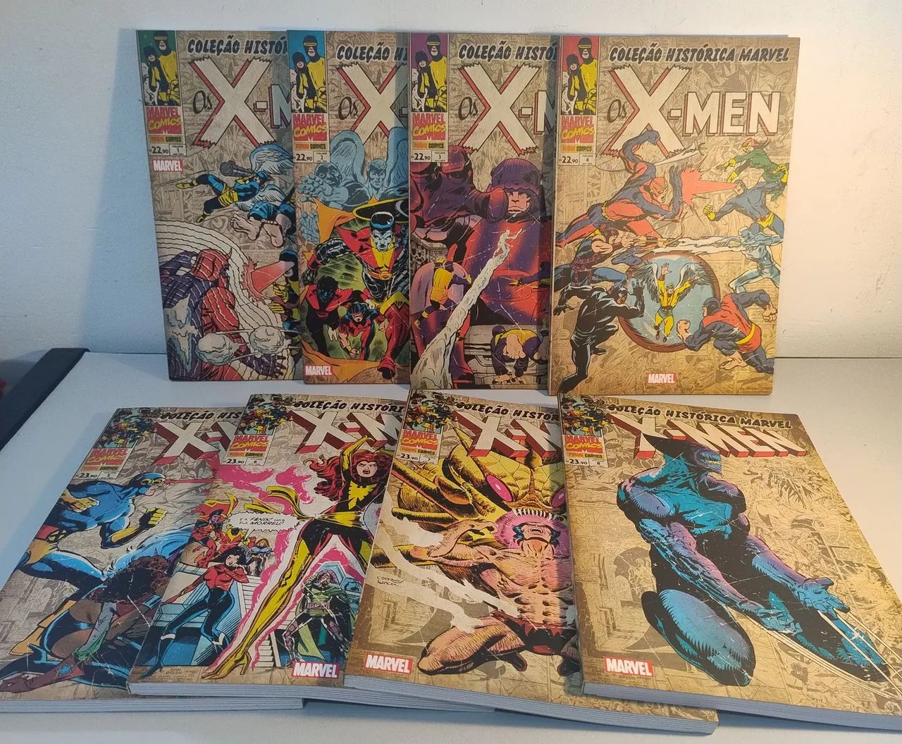 Coleção Histórica Marvel os X-Men - 8 Volumes