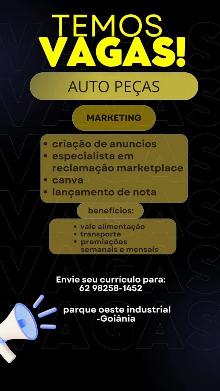 VAGA MARKETING - *