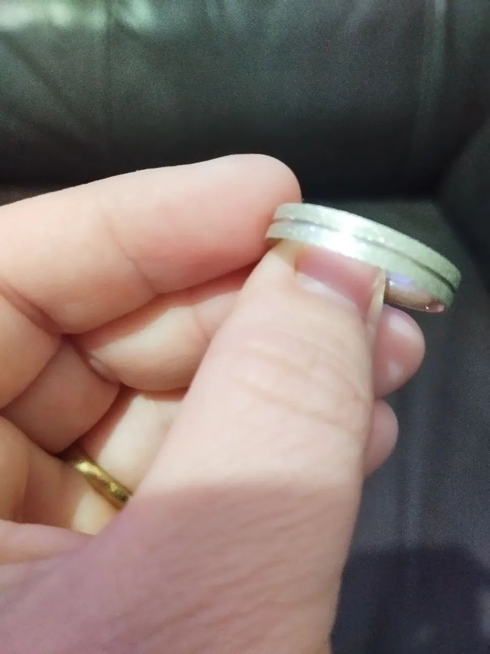 Anel de Prata com Pedra - Foto 2