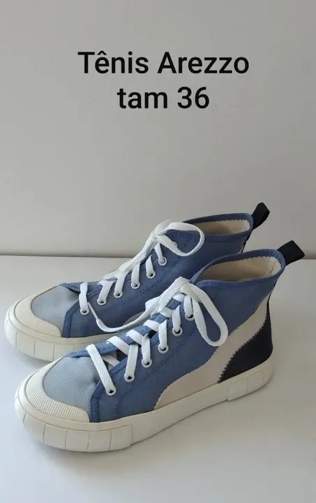 Lindo tênis marca AREZZO, tamanho 36, em ótimo estado!
