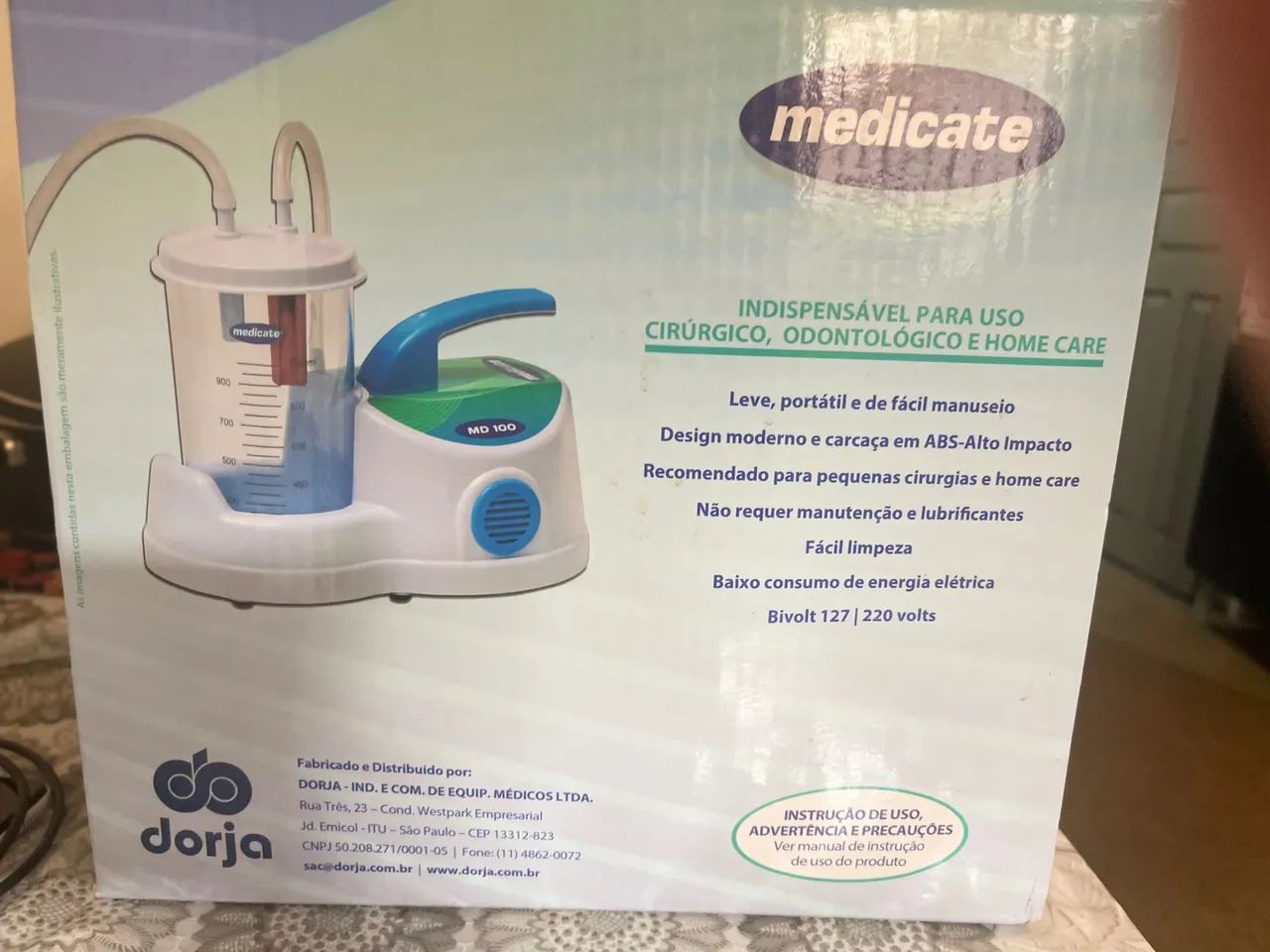 Aspirador Cirúrgico Medicate MD 100 Bivolt