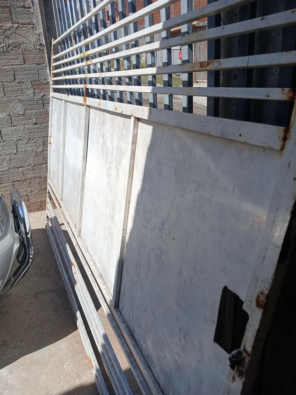 Portão de aço para garagem