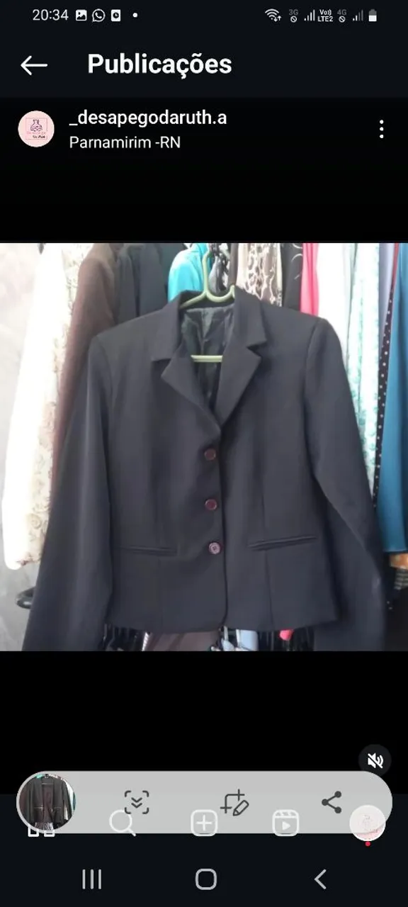 Blazer Feminino Preto