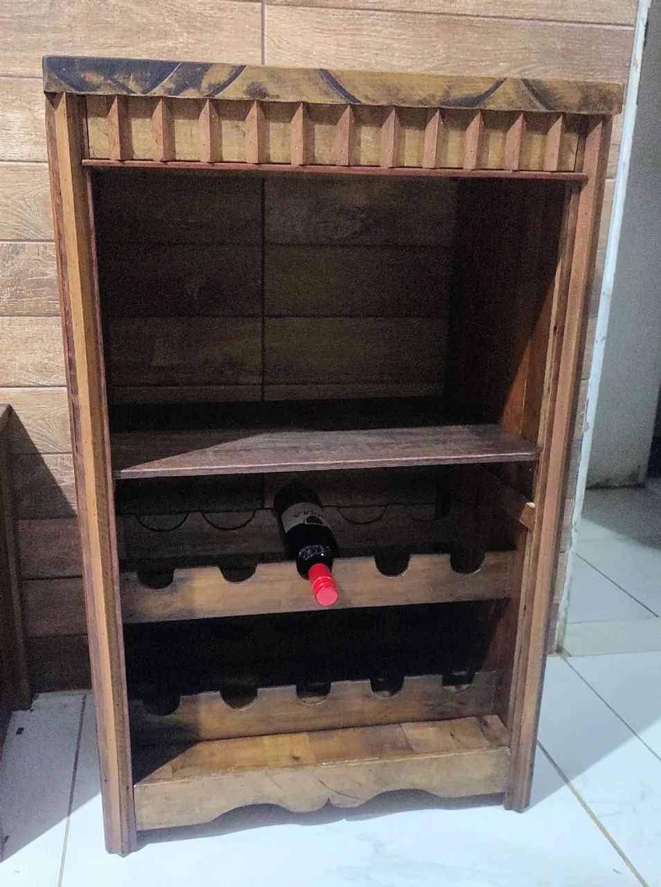 Balcão adega madeira maciça  - Foto 5