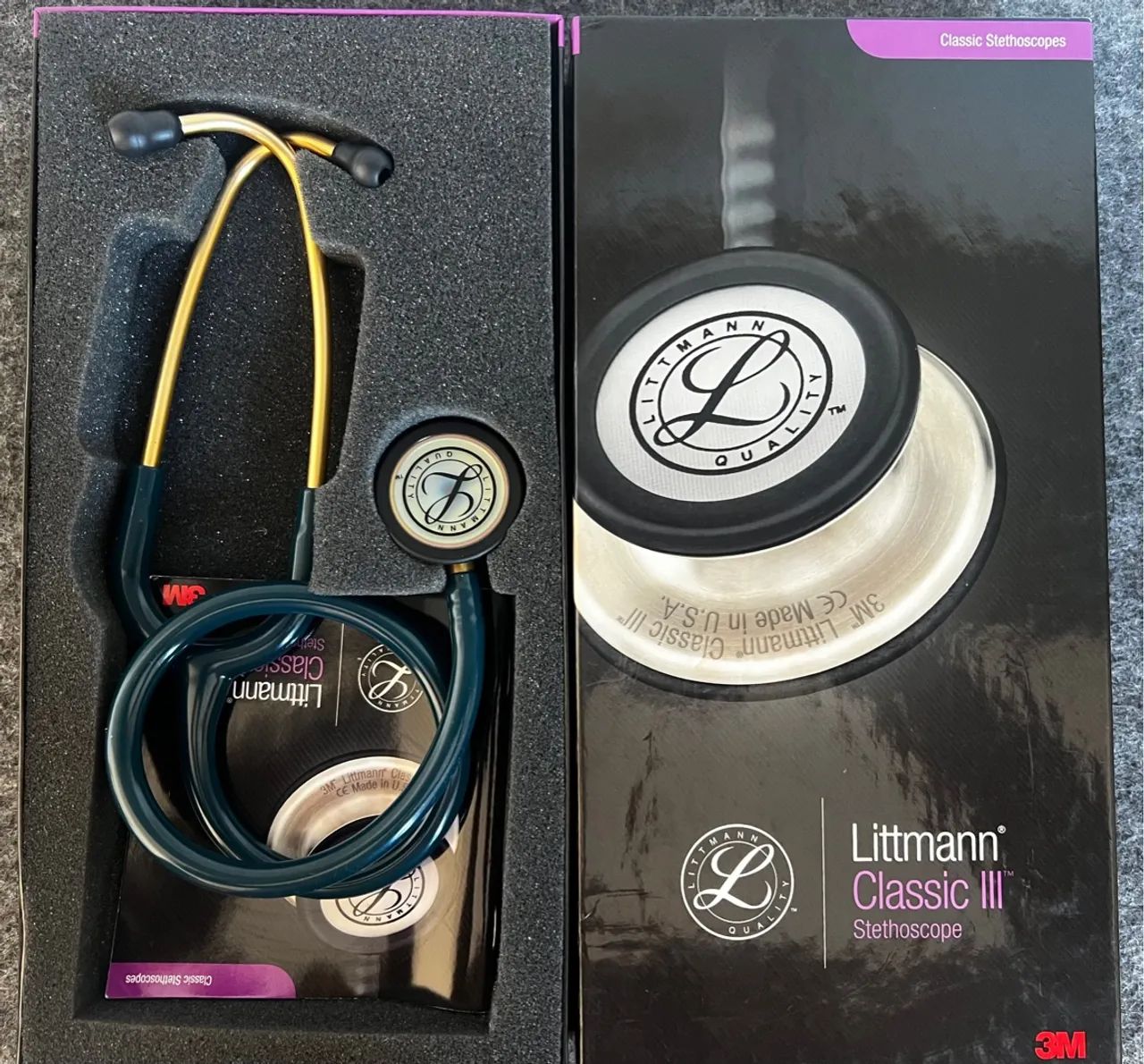 Estetoscópio Littmann Classic III Verde