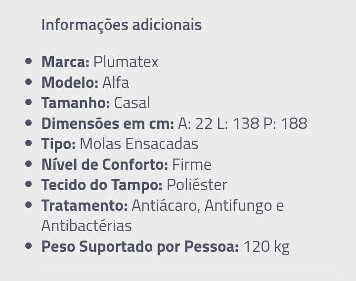 Colchão de casal - Foto 4