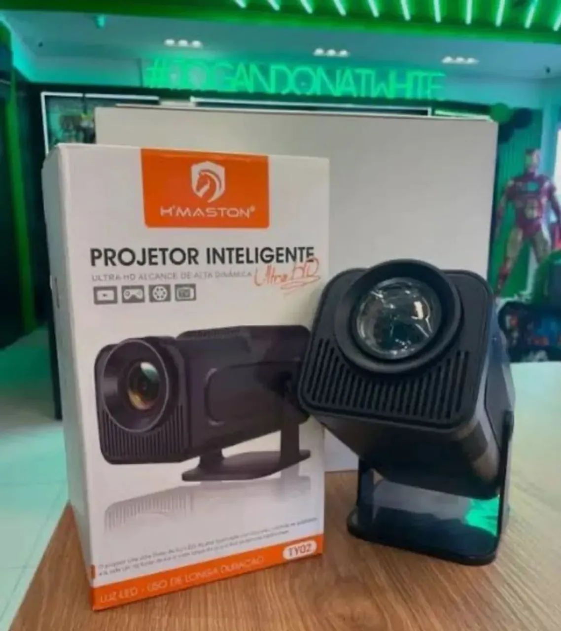 Projetor Inteligente H'MASTON Ultra HD