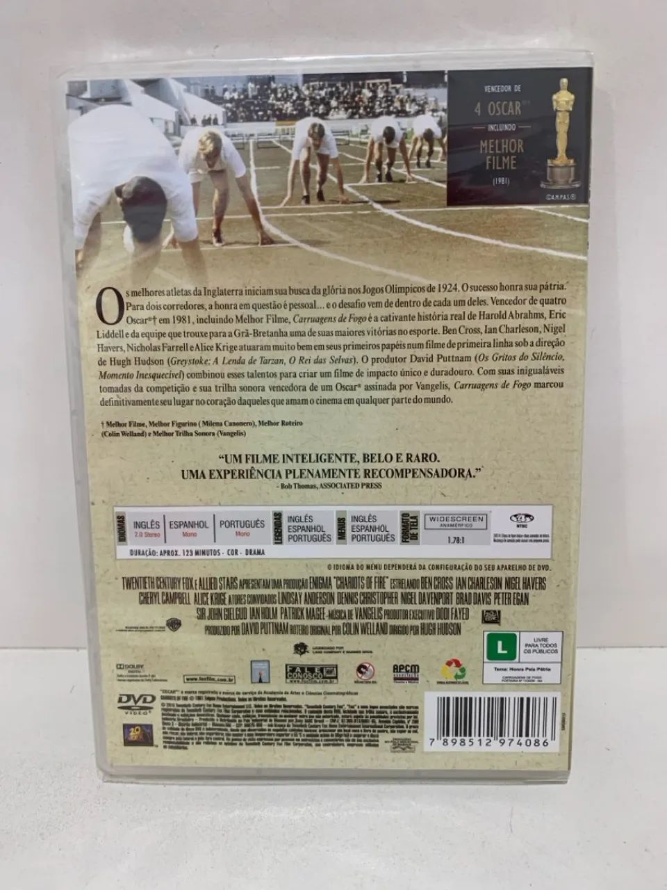 DVD carruagens de fogo  - Foto 2