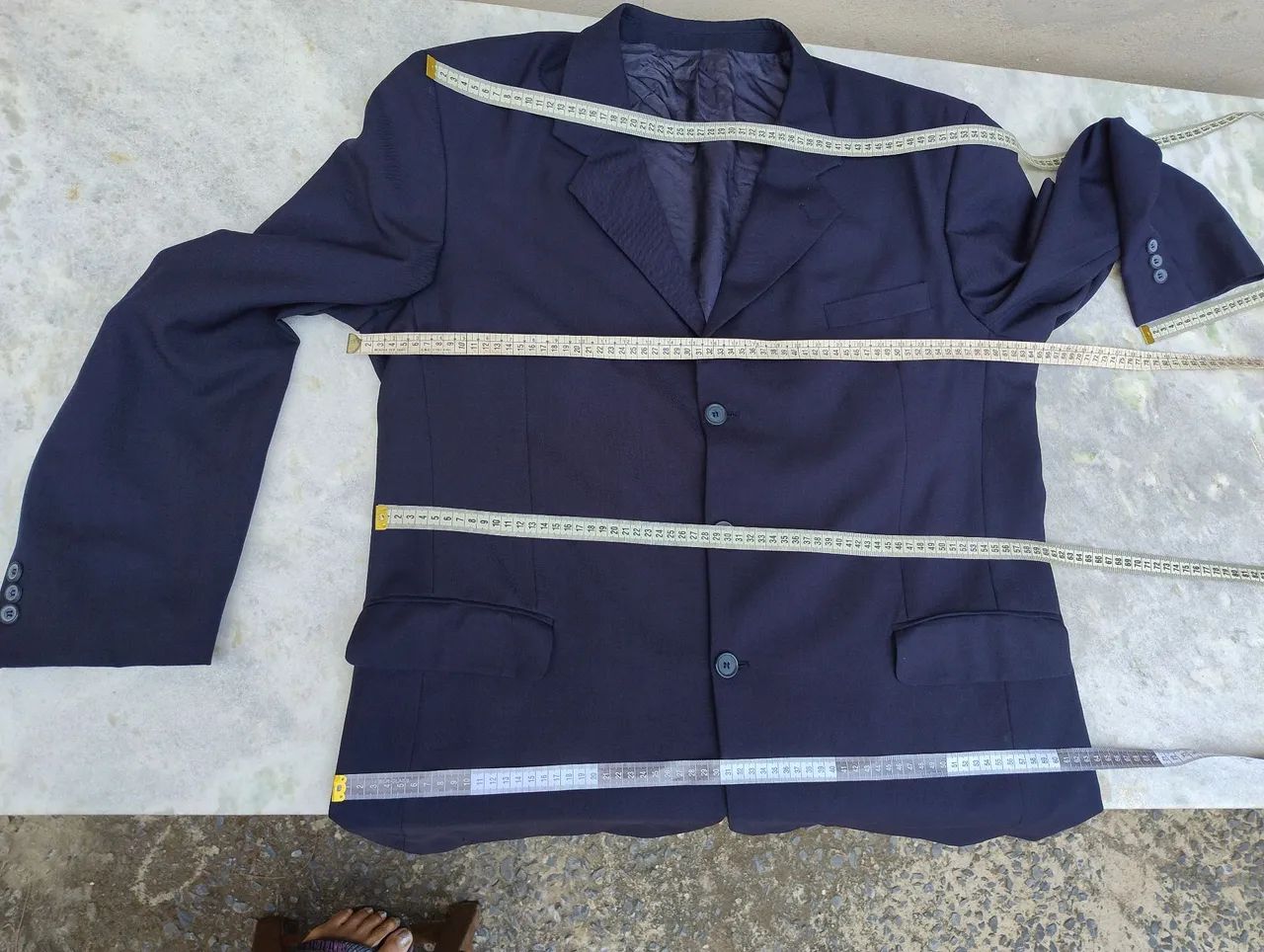 Terno Calça e Blazer Fiescot Azul Escuro  - Foto 4