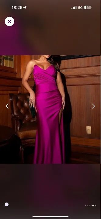 Vestido Longo Rosa Pink - Foto 2